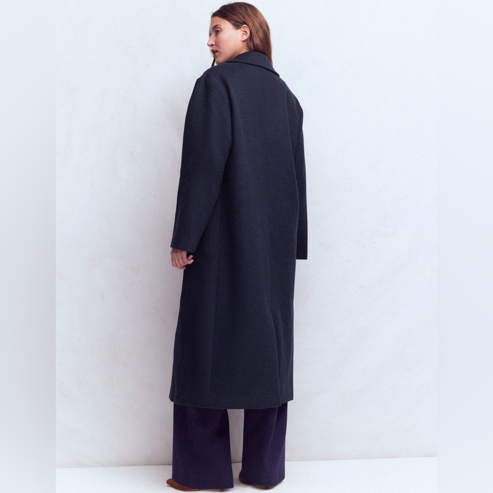 Boden Long Coat with Red Heart Lining - Picture 3 of 5